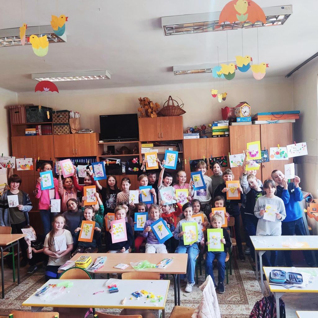 Wizyta przedszkolaków w Szkole Podstawowej Nr 4 w Białymstoku - grupa II