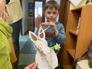 Lew i jego dekoracja wielkanocna