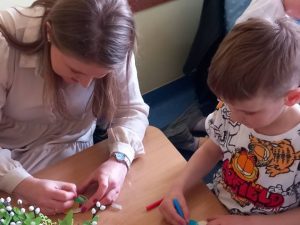 Staś z mamą w akcji