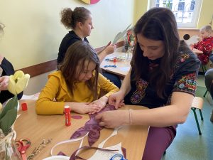 Współpraca Dorotki z mamą