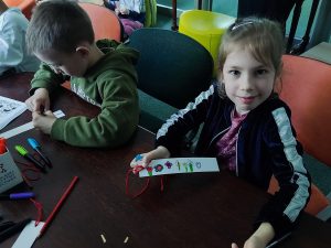 Wykonana zakładka do książki.