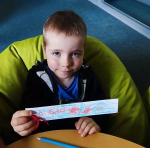 Wykonana zakładka do książki.