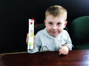 Wykonana zakładka do książki.