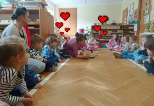 Spotkanie edukacyjne z mamą Zosi w Grupie V