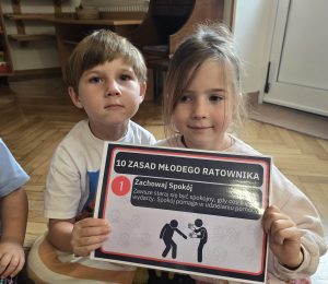 Poznanie 10 Zasad Młodego Ratownika