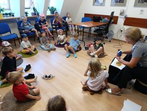 Wizyta dzieci grupy III w szkole językowej