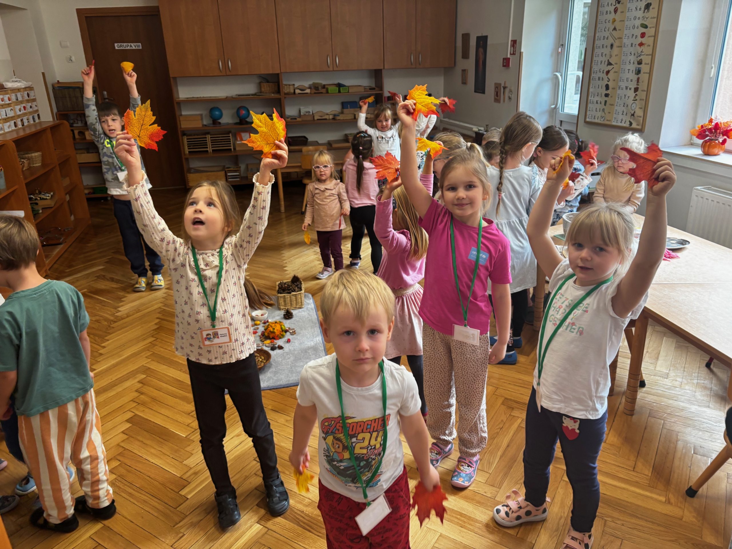 Jesienne zabawy w grupie IV