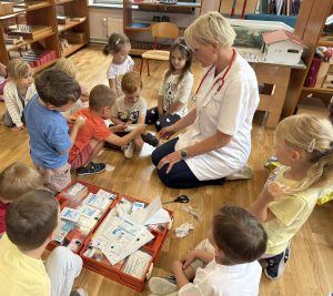 Nauka udzielania pierwszej pomocy w gr.