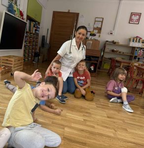 Nauka udzielania pierwszej pomocy w gr.