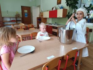 Stefan poznaje zawód kucharza