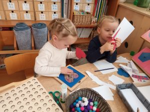 Lilianka i Matylda lubią pracować