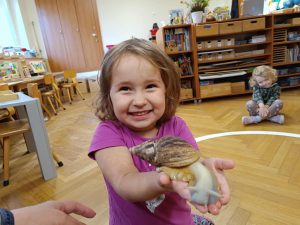 To jest ślimak mówi Esterka