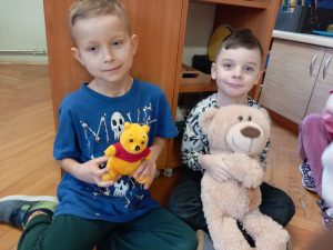 Prezentacja misia przez dzieci