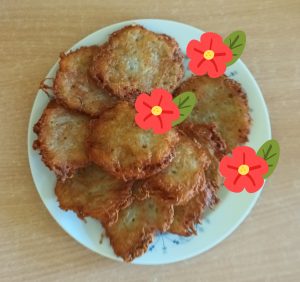 Placuszki ziemniaczane były przepyszne