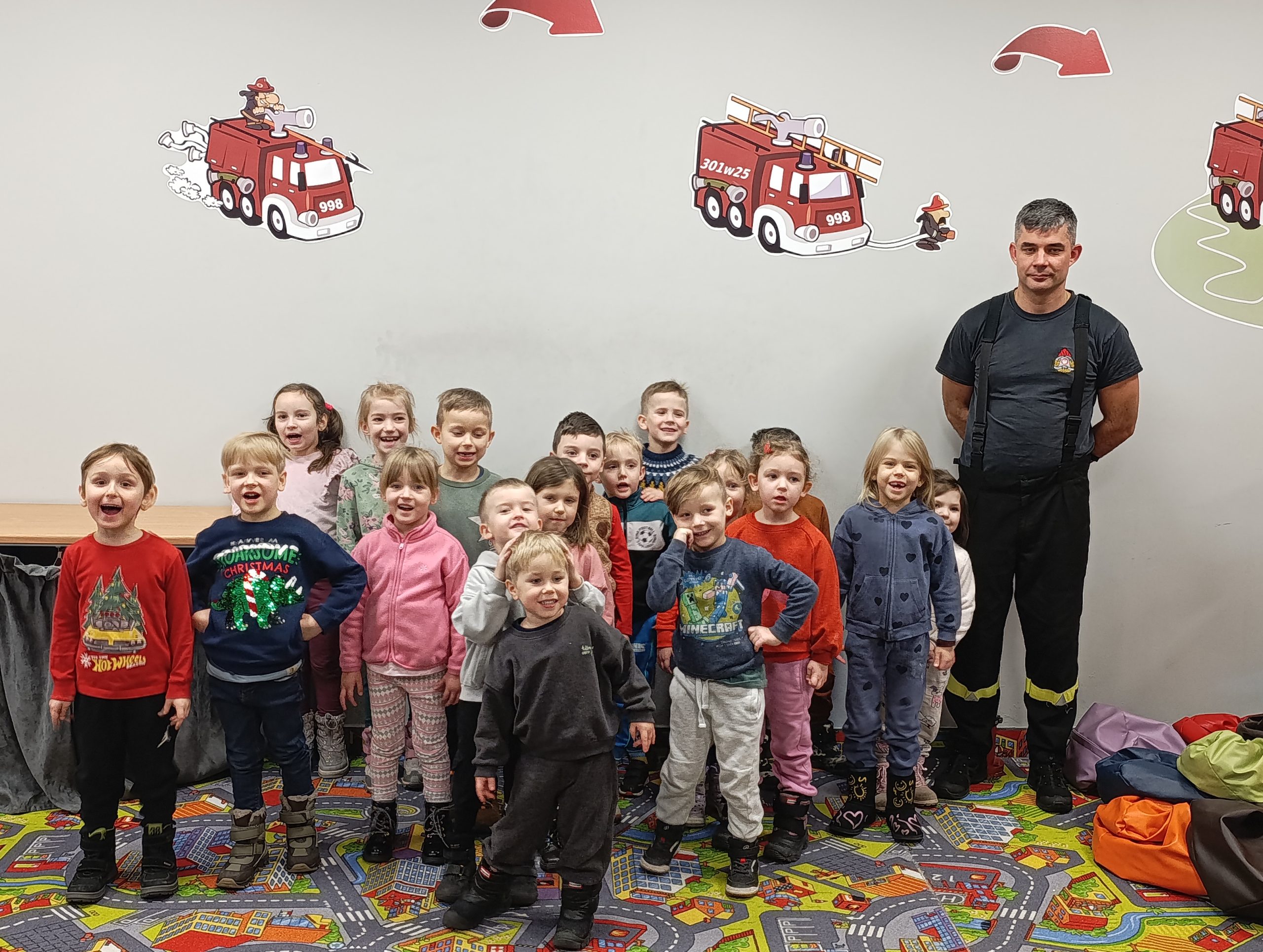 Wizyta przedszkolaków w Straży Pożarnej – grupa III