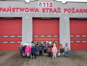 Dzieci z wizytą w Straży Pożarnej