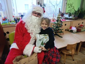 spotkanie z Mikołajem - Gabrysia