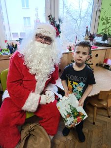 spotkanie z Mikołajem - Staś