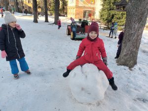 Ale śnieżna kula myśli Lila