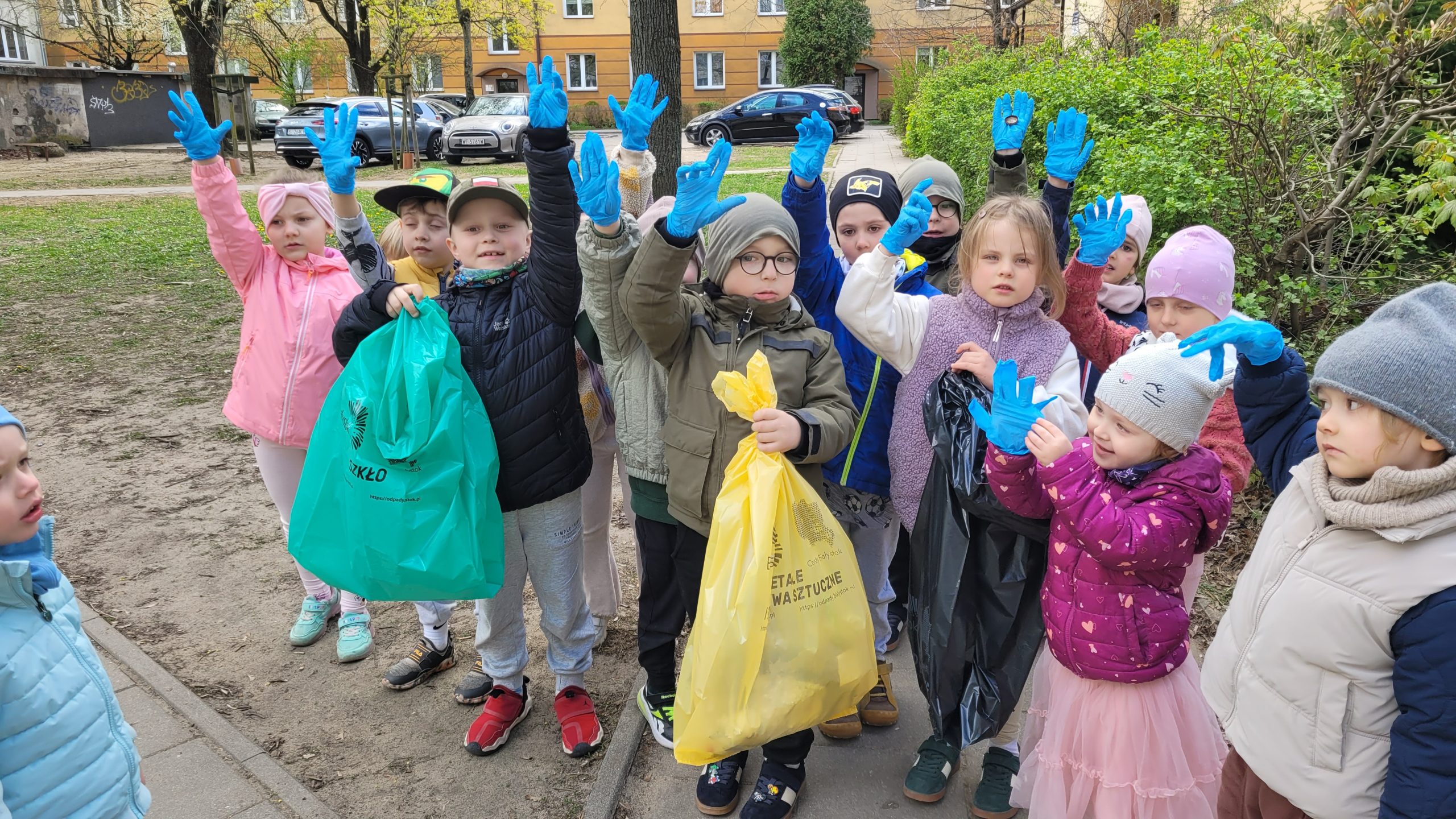 Przedszkolaki z Przedszkola Samorządowego nr 36 w akcji Czysty Białystok