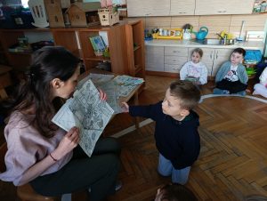 Kreatywne spotkanie z pisarką w przedszkolu