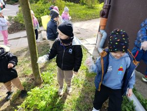 Przedszkolaki z Przedszkola Samorządowego nr 36 w akcji Czysty Białystok