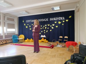 Powitanie dzieci przez Panią Vicekurator