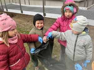 Przedszkolaki z Przedszkola Samorządowego nr 36 w akcji Czysty Białystok
