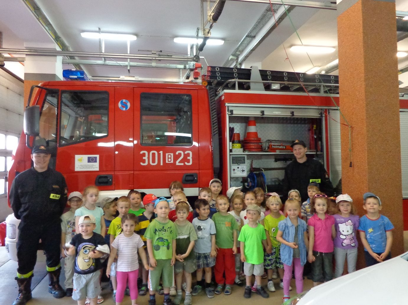 Grupa VI na wycieczce do Komendy Wojewódzkiej Państwowej Straży Pożarnej w Białymstoku